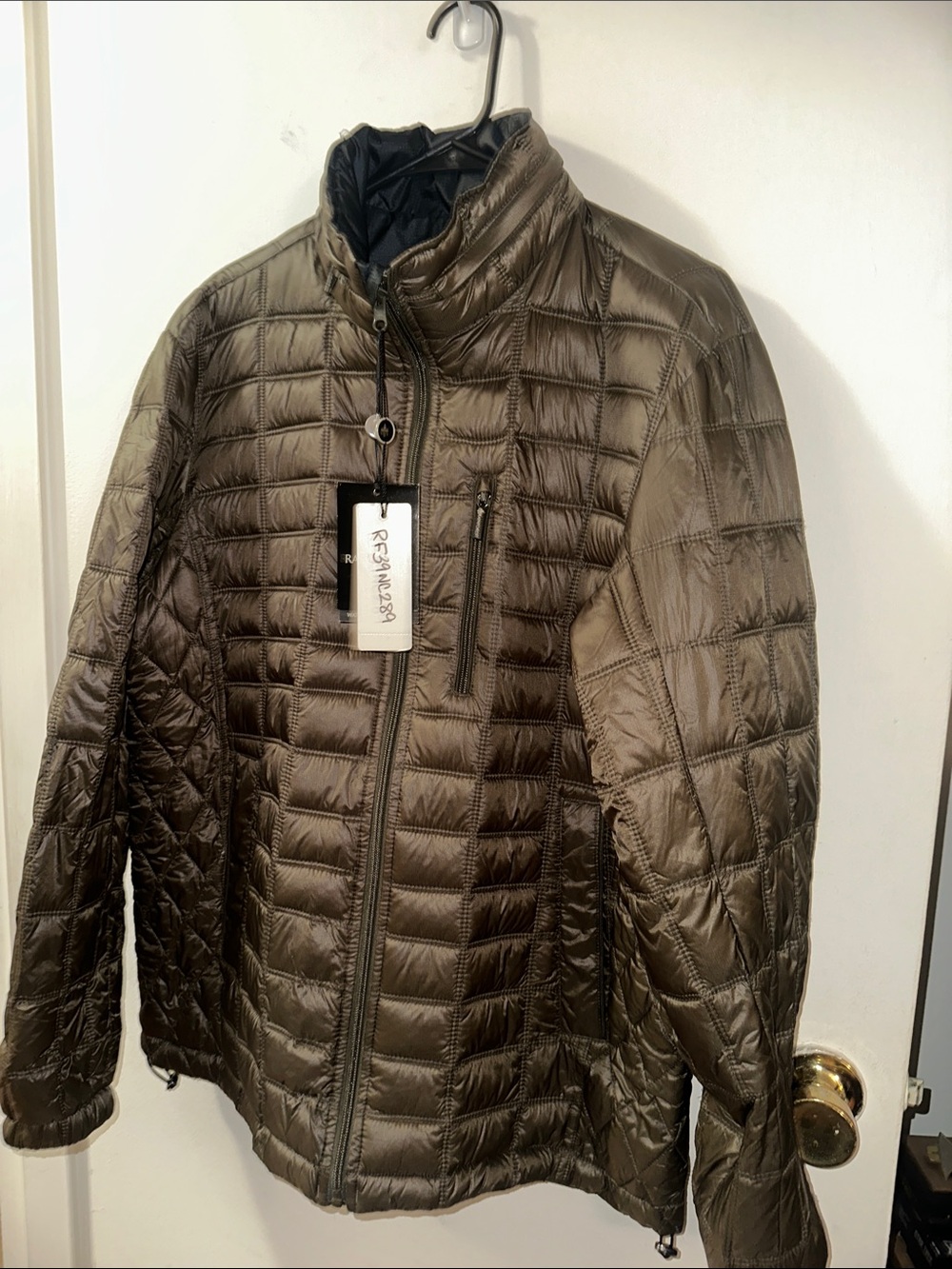 RAINFOREST Quilted Puffer Jacket - Olive
